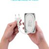 European Travel Plug Adapter, EU/UK/US Travel Plug Adapter Power Strip, 6 AC Outlets, 4 USB Ports (2 USB C), 3ft Wrapped Around Extension Cord, Compact for Travel - Image 2