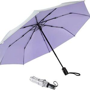 G4Free UPF 50+ UV Protection Large Travel Umbrella 42/46 Inch Auto Open Close Windproof Sun Blocking Umbrella