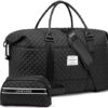 LOVEVOOK Weekender Bag for Women Cute Travel Tote Bag Gym Duffel Bag with Toiletry Bag Carry On Bag Overnight Hospital Bag