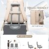 LOVEVOOK Laptop Backpack for Women Vintage Travel Backpack Purse Airline Approved 15.6 Inch Large Computer Backpack Fashion Teacher Nurse Bag for Work Business College - Image 3