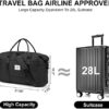 LOVEVOOK Weekender Bag for Women Cute Travel Tote Bag Gym Duffel Bag with Toiletry Bag Carry On Bag Overnight Hospital Bag - Image 3
