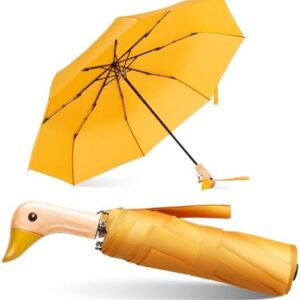 Duck Umbrella – Cute Duck Umbrella with Adorable Duck Handle, The Perfect Duck Umbrella for Duck Lovers