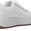 DREAM PAIRS Women Chunky City Tweed Comfortable Casual Platform Fashion Sneaker - Image 2