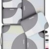 6 Set Packing Cubes for Travel, OlarHike 3 Various Sizes(Large,Medium,Small) Luggage Organizer Bags for Travel Accessories Travel Essentials, Travel Cubes for Carry on Suitcases (Grey)