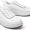 DREAM PAIRS Women Chunky City Tweed Comfortable Casual Platform Fashion Sneaker - Image 3