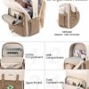 LOVEVOOK Laptop Backpack for Women Vintage Travel Backpack Purse Airline Approved 15.6 Inch Large Computer Backpack Fashion Teacher Nurse Bag for Work Business College - Image 2