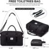 LOVEVOOK Weekender Bag for Women Cute Travel Tote Bag Gym Duffel Bag with Toiletry Bag Carry On Bag Overnight Hospital Bag - Image 8