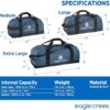 Eagle Creek No Matter What Duffle Bag for Travel - Durable and Water-Resistant, with Removable Shoulder Strap, Compression Straps, and Storage Pouch - Image 7
